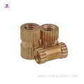 M2.3 -M2..6 compressed knurled brass insert nut